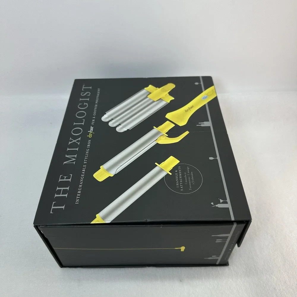 Drybar The Mixologist Interchangeable Styling Iron 3 Attachments Open Box